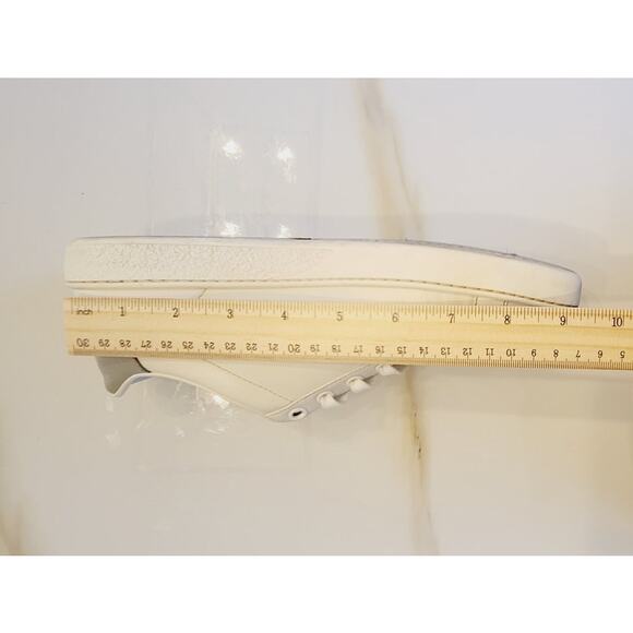 GUCCI ACE PERFORATED INTERLOCKING LOGO GG WHITE SZ 38 U.S SZ 7.5 / SZ 8 - Picture 4 of 7